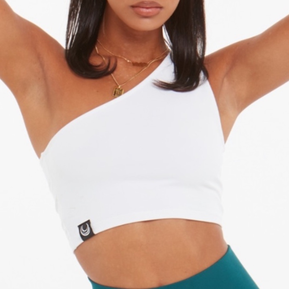 Lazuli Label - White One Shoulder - XSmall